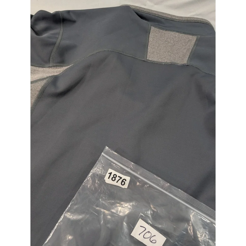 The North Face Men's XL Concavo 1/4 Zip Hybrid Jacket‎ Grey Flashdry